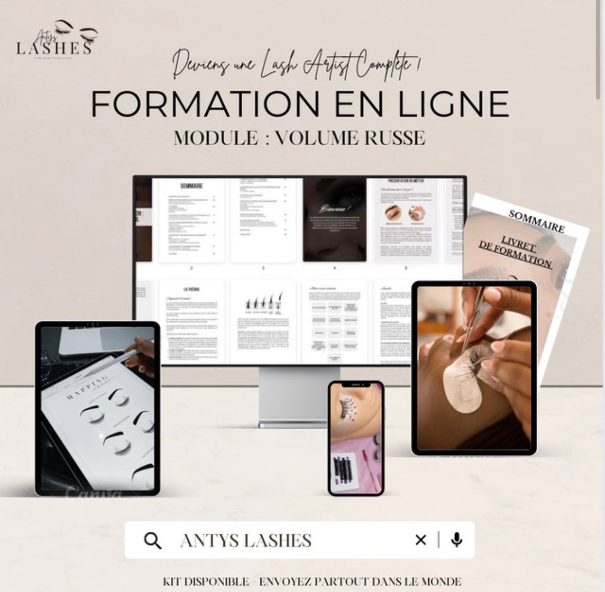 MODULE VOLUME RUSSE - FORMATION EN LIGNE