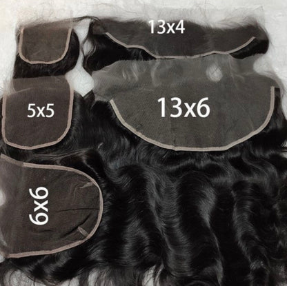CLOSURE & LACE RAW HAIR
