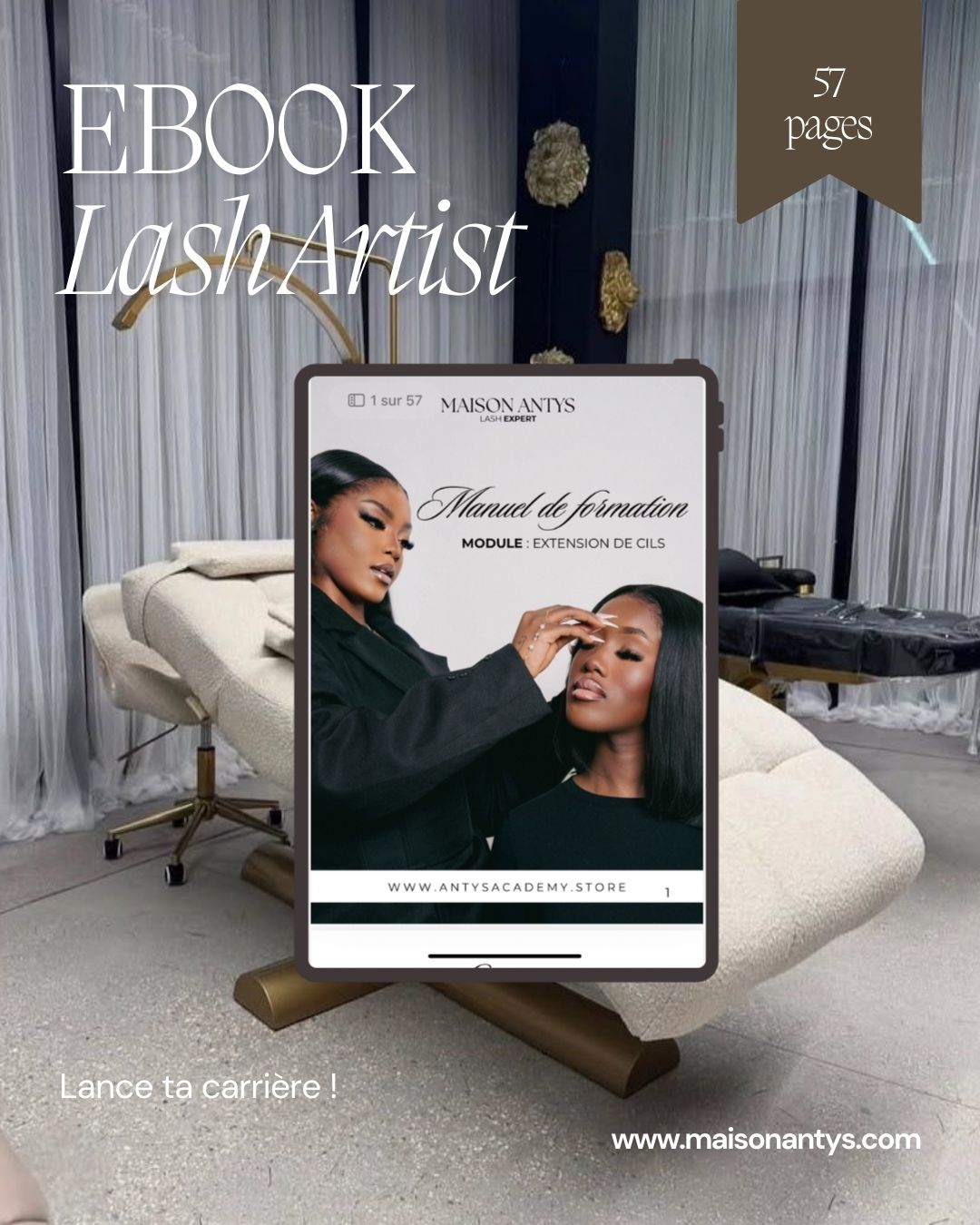 EBOOK - DEVIENS UNE LASH ARTIST